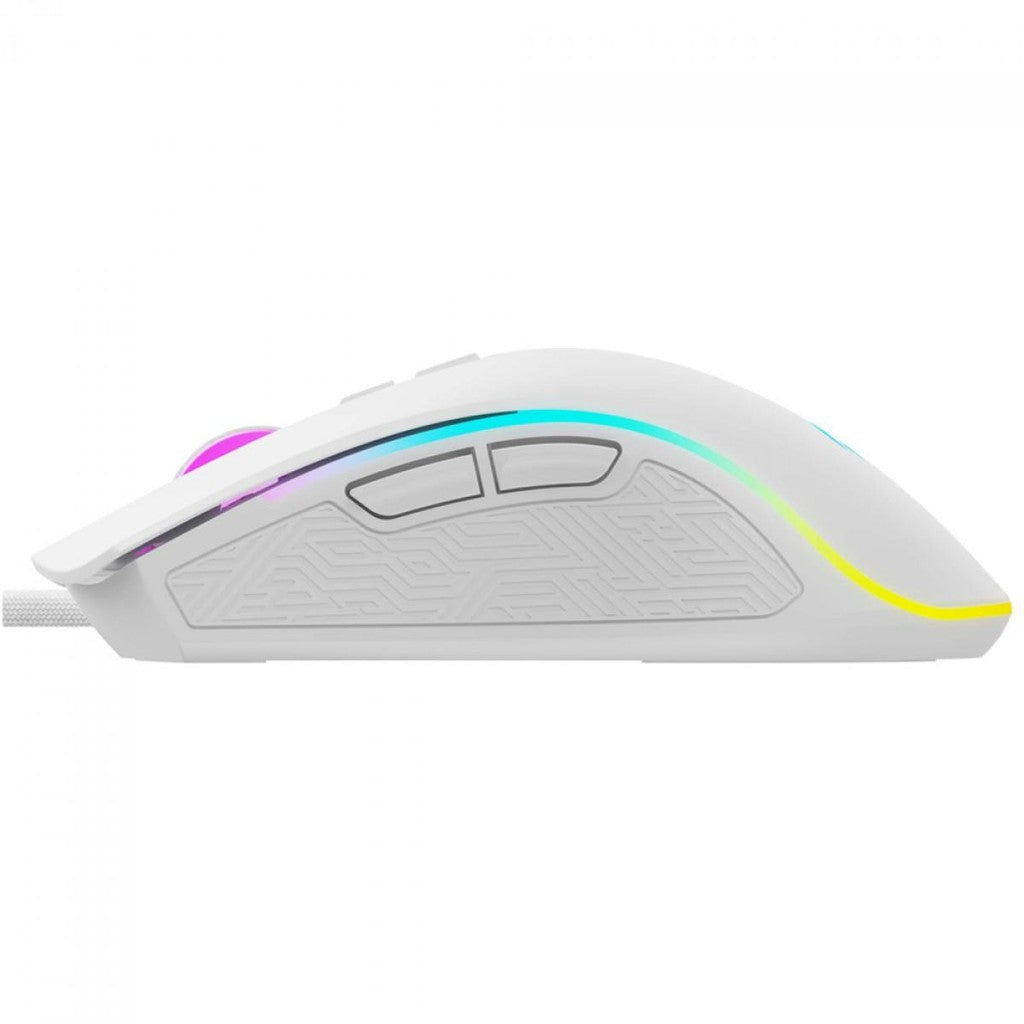 Havit MS1034 Gaming Mouse – RGB, 4800 DPI, USB, 7 Buttons, White