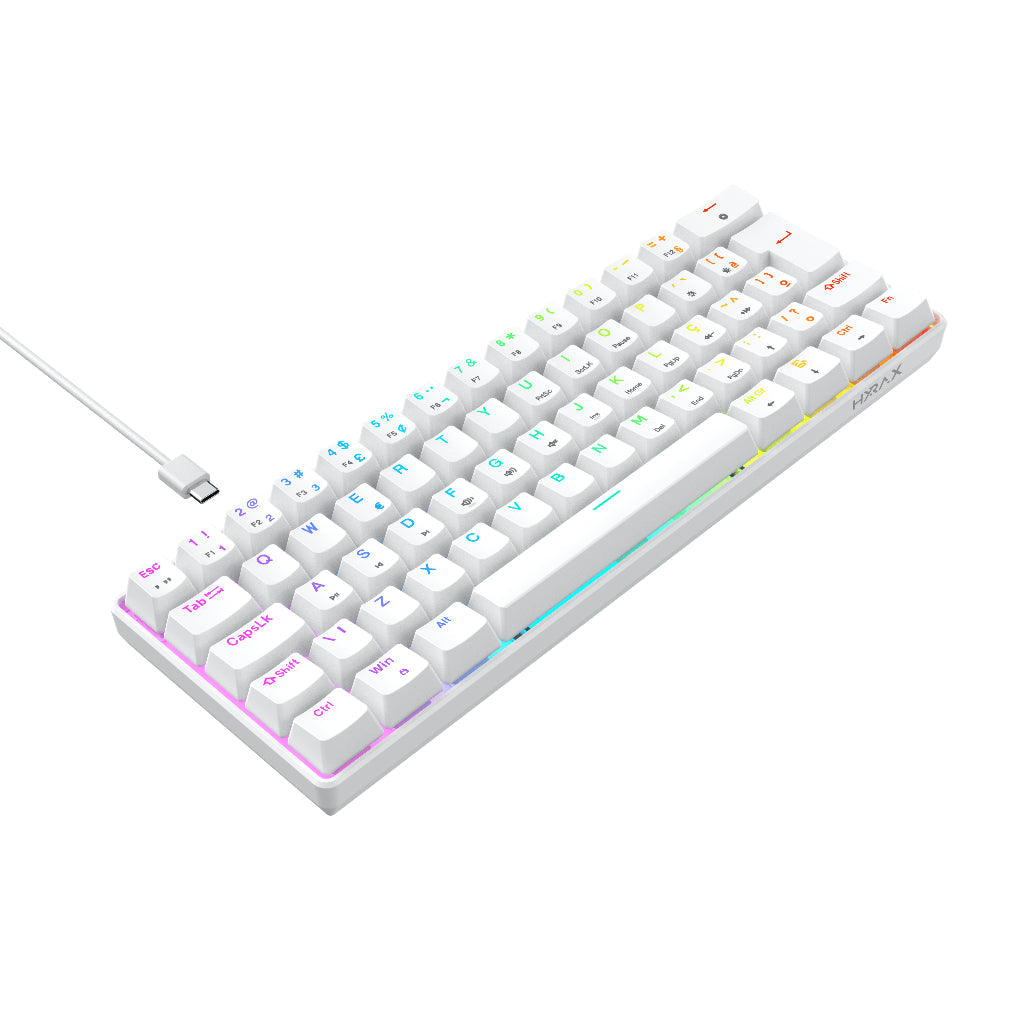 Hyrax 60% Mechanical Gaming Keyboard – Huano Switch, RGB, ABNT2 Layout