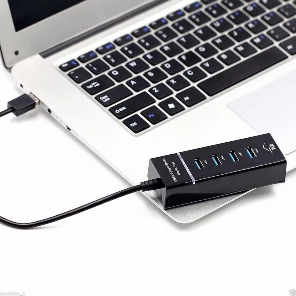 USB 3.0 Hub Adapter – 4/7 Ports, High Speed 5Gbps, for PC, Keyboard, Flash Drive