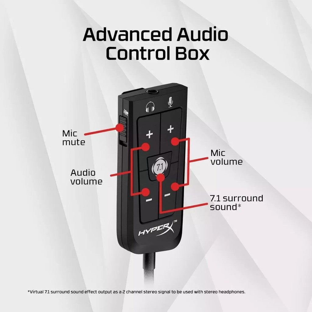 HyperX Cloud II Gaming Headset – Surround 7.1, USB (KHX-HSCP-RD)