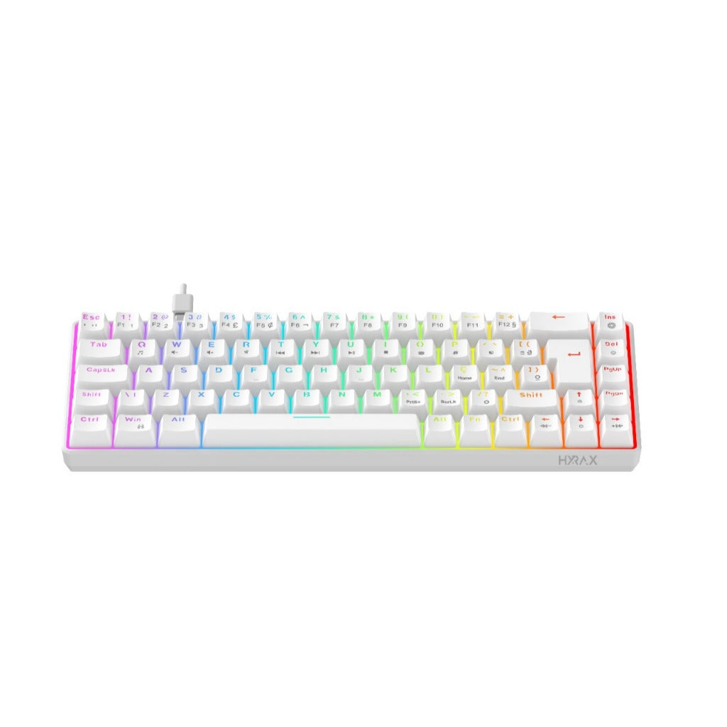 Hyrax Thunder Pro 65% Mechanical Gaming Keyboard – RGB, Huano Switch, ABNT2
