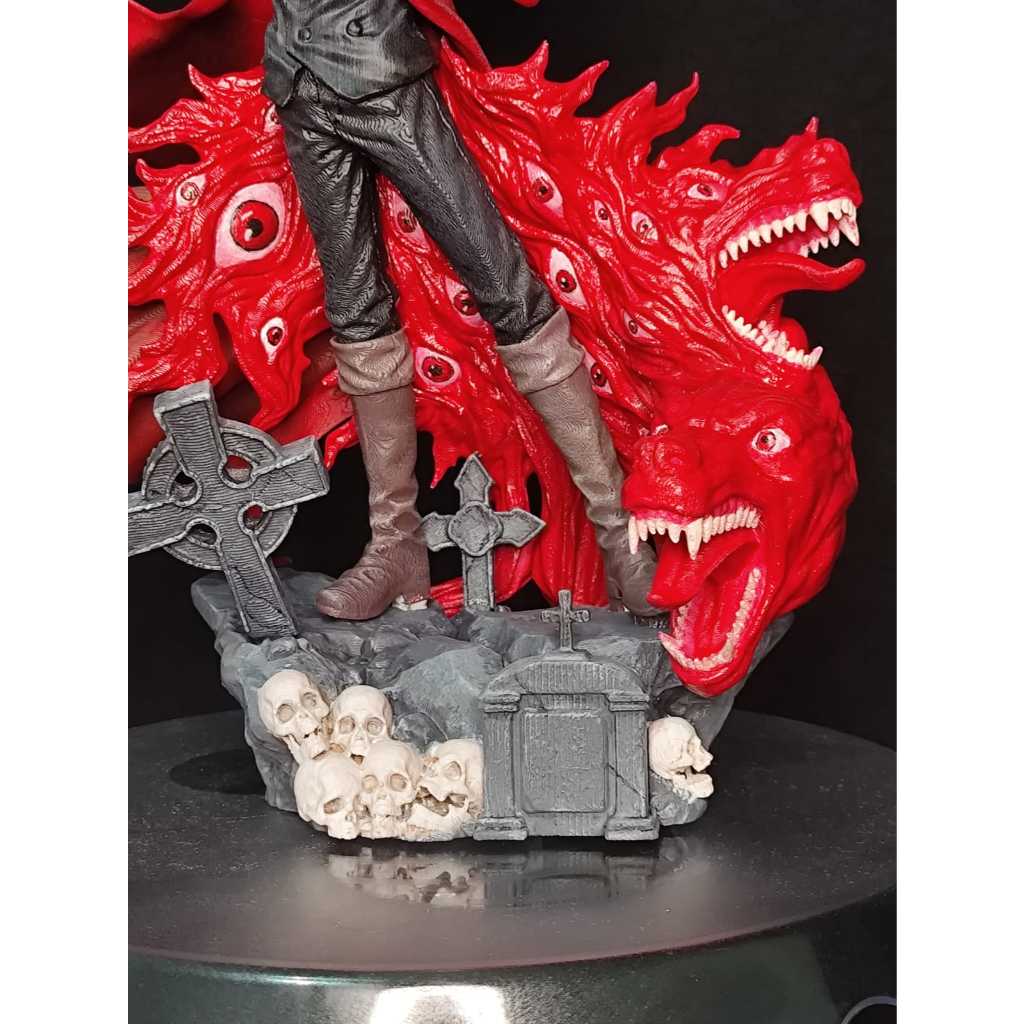 Alucard Hellsing Action Figure – 25cm, 1:9 Scale, 3D Printed Collectible