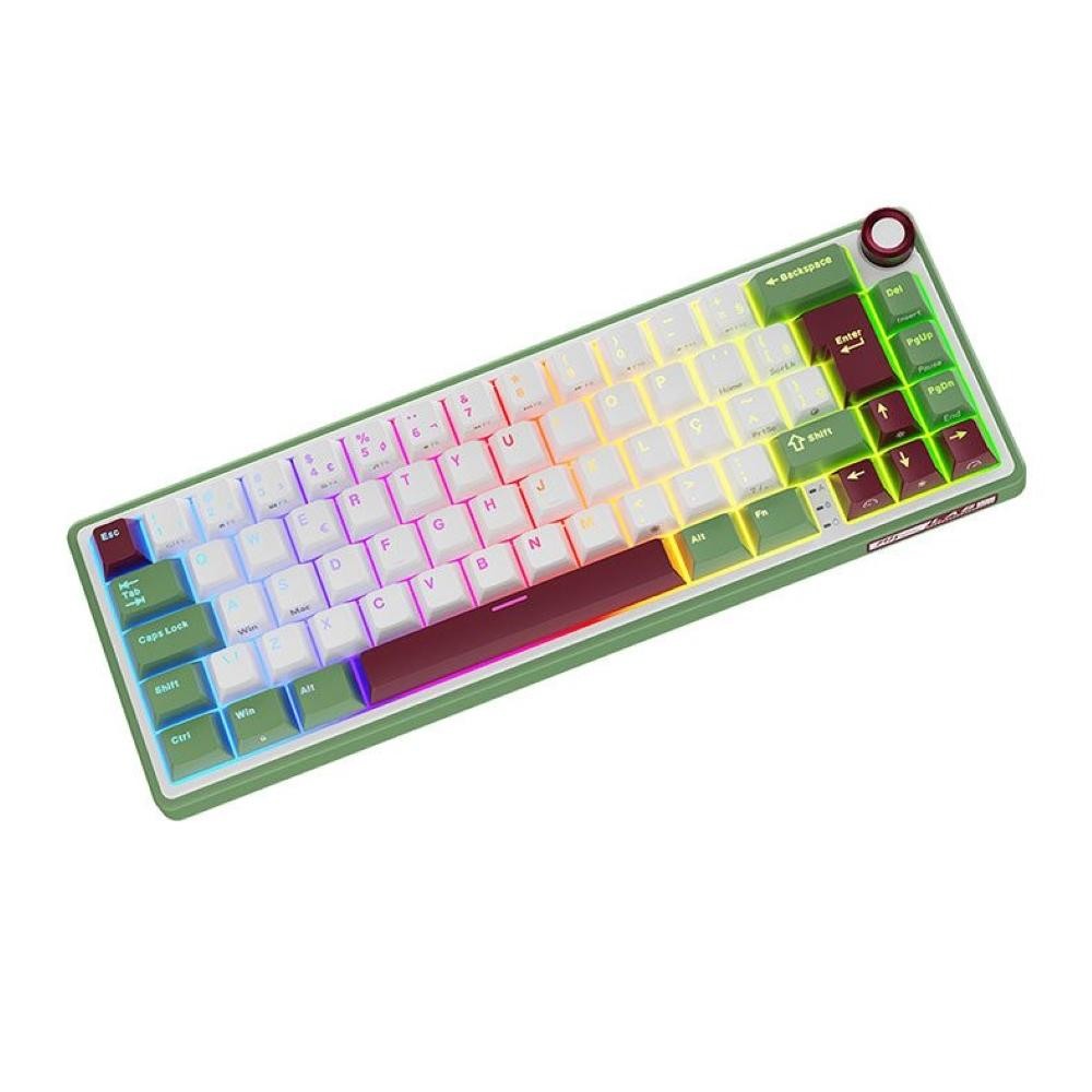 CLAMN Night Walker CL-TK76 Mechanical Keyboard – RGB, White
