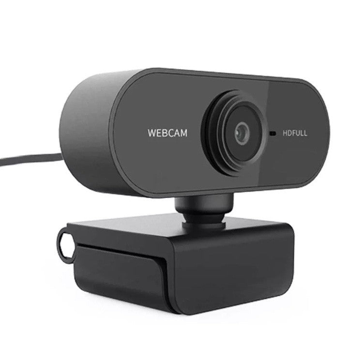 Full HD Webcam – 1080x1920p, 2MP, USB Plug & Play, Built-in Microphone