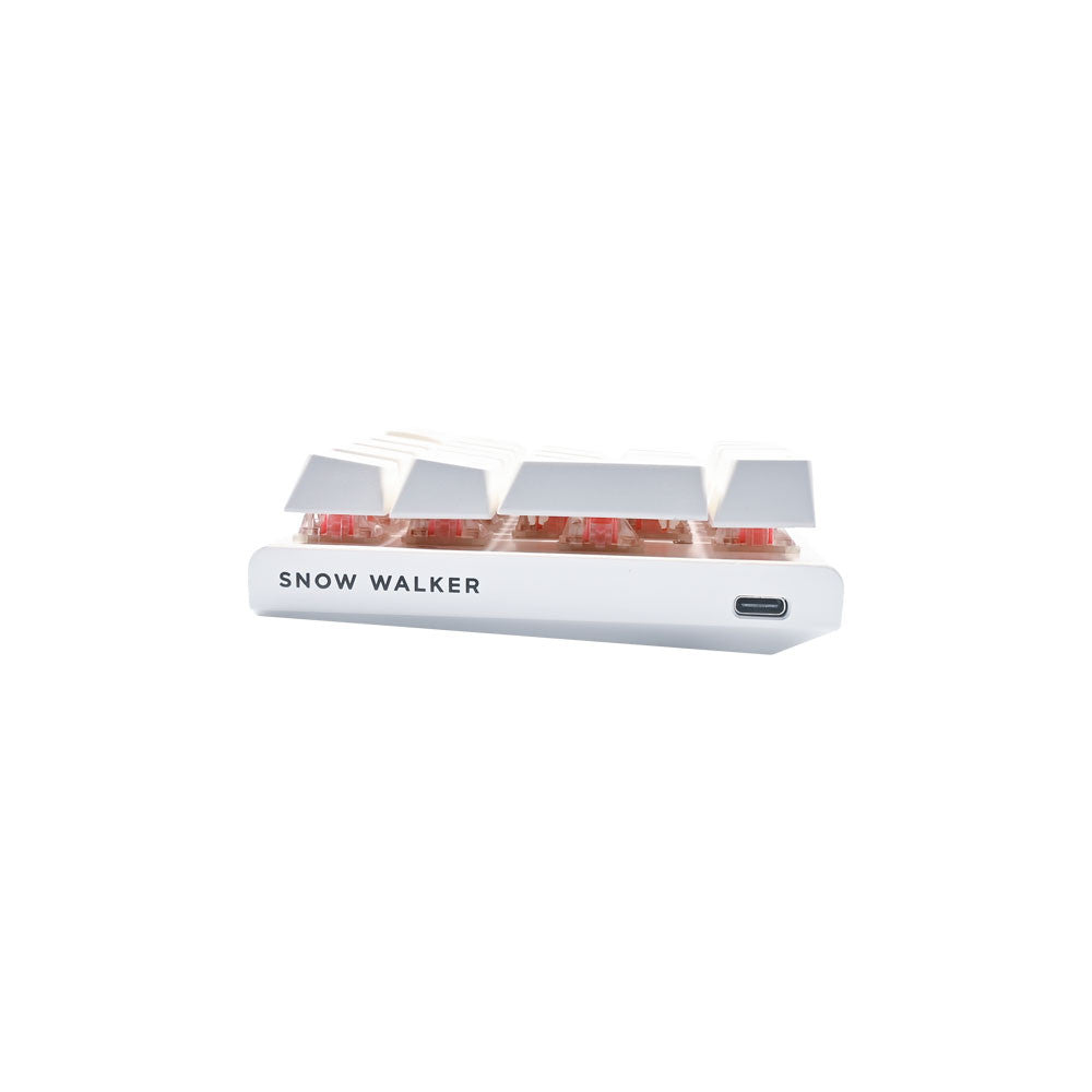 Teclado Mecânico CLAMN Night Walker CL-TK76 RGB - Branco