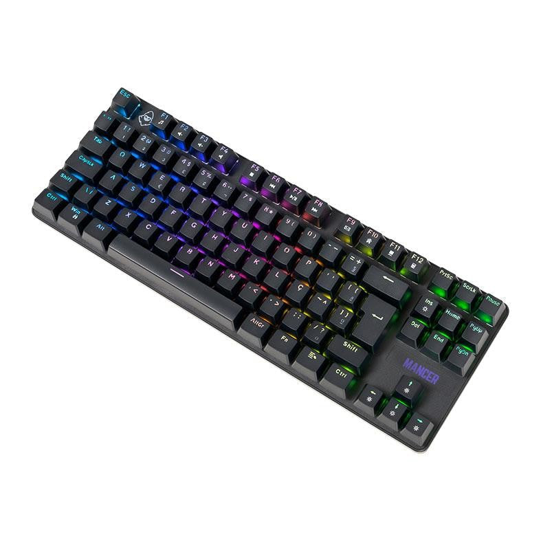 Mancer Ghoul MK3 Mechanical Keyboard – Red Huano Switch, RGB, ABNT2, Black