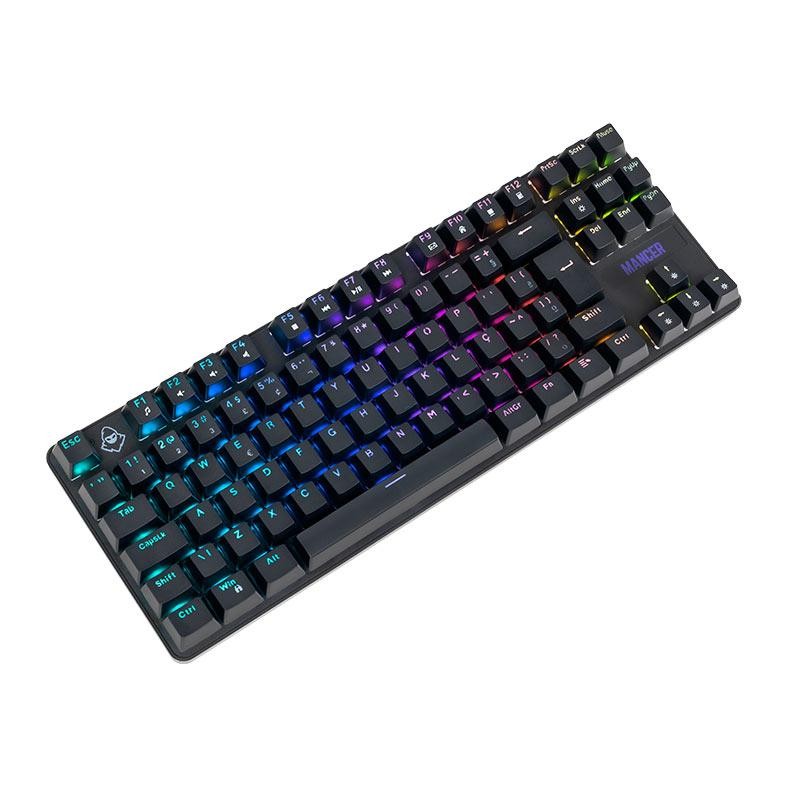 Mancer Ghoul MK3 Mechanical Keyboard – Red Huano Switch, RGB, ABNT2, Black
