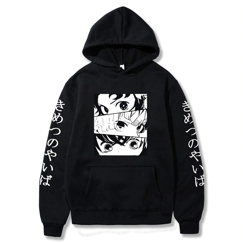 Demon Slayer Kimetsu No Yaiba Anime Hoodie – Harajuku Style