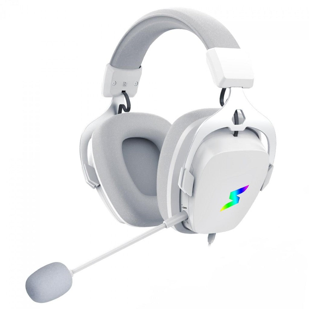 SuperFrame Wind Gaming Headset – RGB, Wireless, 50mm Drivers, White (SF-HS-WD7WRU)