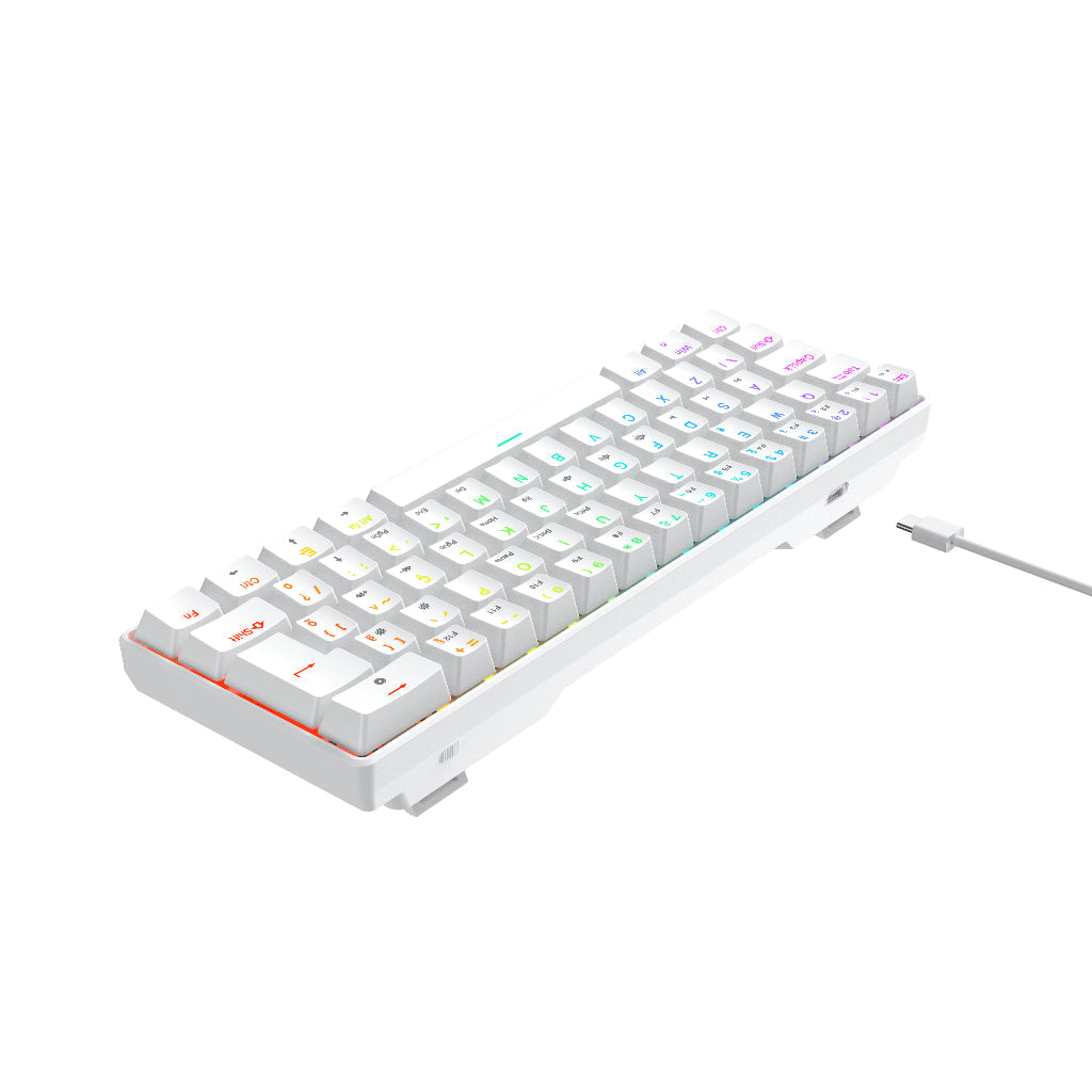 Hyrax 60% Mechanical Gaming Keyboard – Huano Switch, RGB, ABNT2 Layout