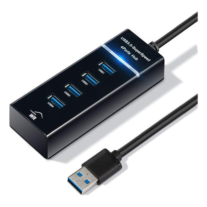 USB 3.0 Hub Adapter – 4/7 Ports, High Speed 5Gbps, for PC, Keyboard, Flash Drive