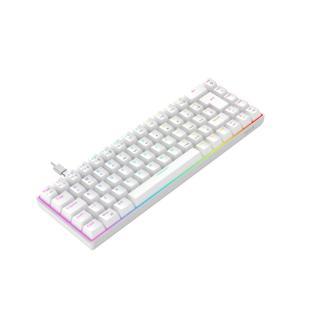 Hyrax Thunder Pro 65% Mechanical Gaming Keyboard – RGB, Huano Switch, ABNT2