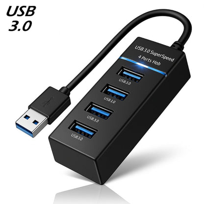 USB 3.0 Hub Adapter – 4/7 Ports, High Speed 5Gbps, for PC, Keyboard, Flash Drive