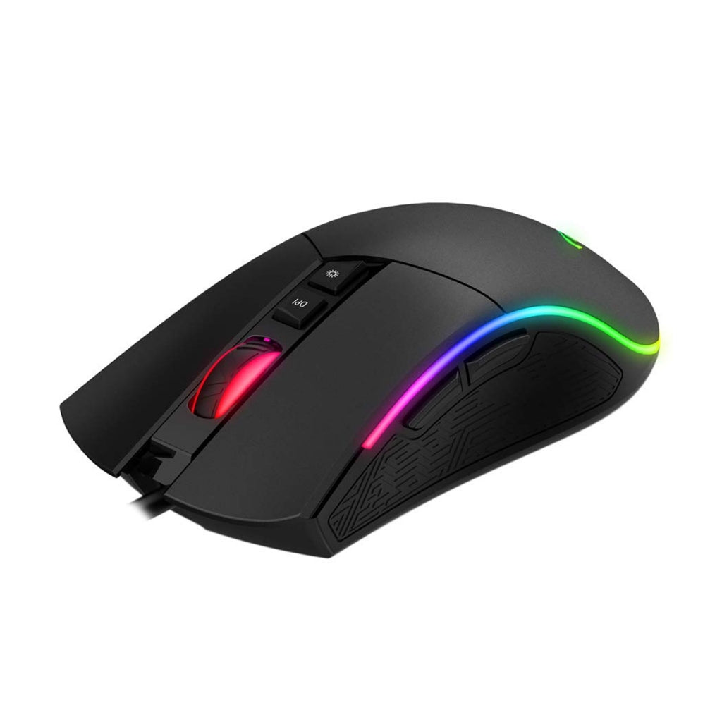 Havit MS1001S Gaming Mouse – RGB, 4800 DPI, 7 Buttons, Black