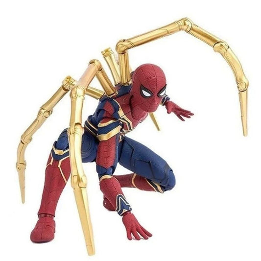 Spider-Man Iron Spider Action Figure – 16cm, Avengers, Claw Armor
