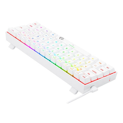 Dragonborn 60% Mechanical Gaming Keyboard – RGB, Blue Switch, ABNT2, White