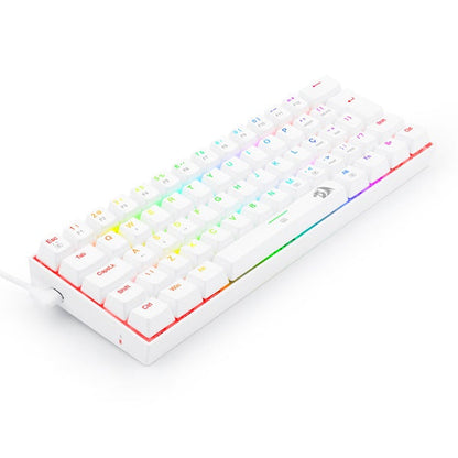 Dragonborn 60% Mechanical Gaming Keyboard – RGB, Blue Switch, ABNT2, White