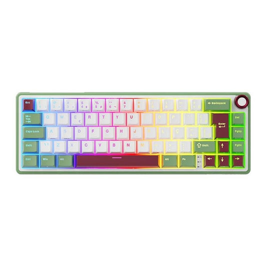 CLAMN Night Walker CL-TK76 Mechanical Keyboard – RGB, White
